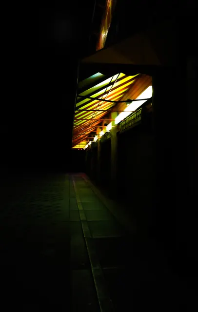 Miner's Landing at night. Credit: Annabelle Foster
